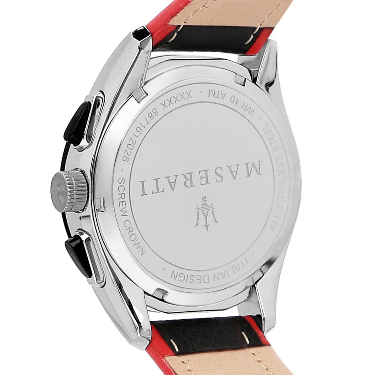 Maserati Traguardo R8871612028 45mm Men’s Chronograph Watch – Black Dial & Black Leather Strap