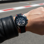 Maserati Traguardo R8871612028 45mm Men’s Chronograph Watch – Black Dial & Black Leather Strap