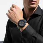 Maserati Triconic R8873639003 45mm Men’s Chronograph Watch – Black Dial & Black PVD Stainless Steel Bracelet