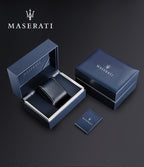 Maserati Traguardo R8871612028 45mm Men’s Chronograph Watch – Black Dial & Black Leather Strap