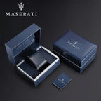Maserati Sfida R8873640025 44mm Men’s Chronograph Watch – Blue Sunray Dial & Distinguished Silver Jubilee Link Bracelet