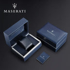 Maserati Traguardo R8871612012 45mm Men’s Chronograph Watch – Silver Sunray Dial & Black Rubber Strap