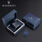 Maserati Stile R8873642005 45mm Men’s Chronograph Watch – Black Textured Dial & Black Stainless Steel Link Bracelet