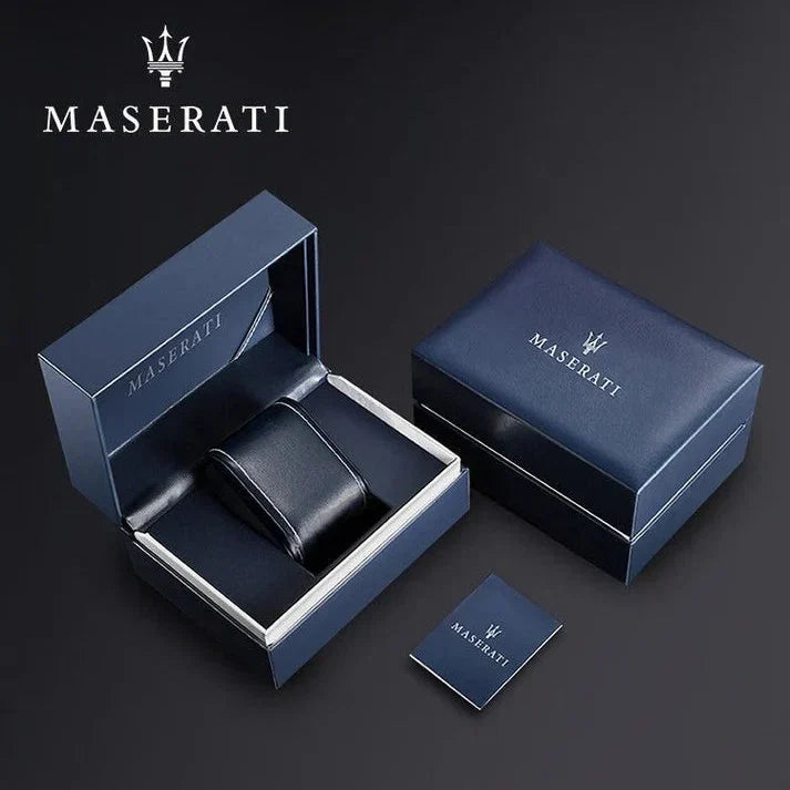 Maserati Competizione R8853100014 43mm Men’s Quartz Watch – Black Sunray Dial & Silver-Tone Stainless Steel Link Bracelet