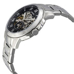 Fossil Townsman ME3055 44mm Men’s Automatic Watch – Black Skeleton Dial & Silver-tone Stainless Steel Bracelet