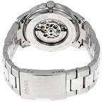 Fossil Townsman ME3055 44mm Men’s Automatic Watch – Black Skeleton Dial & Silver-tone Stainless Steel Bracelet