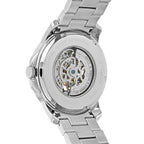 Fossil Townsman ME3055 44mm Men’s Automatic Watch – Black Skeleton Dial & Silver-tone Stainless Steel Bracelet