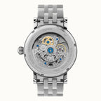 Fossil Original Boyfriend ME3067 38mm Automatic Women’s Watch – Skeleton Dial & Silver-Tone Stainless Steel Bracelet