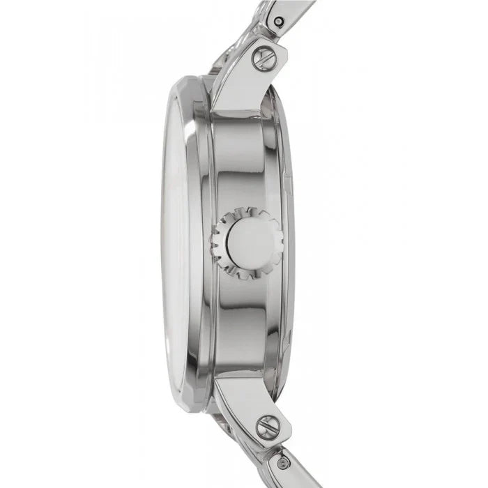 Fossil Original Boyfriend ME3067 38mm Automatic Women’s Watch – Skeleton Dial & Silver-Tone Stainless Steel Bracelet