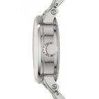 Fossil Original Boyfriend ME3067 38mm Automatic Women’s Watch – Skeleton Dial & Silver-Tone Stainless Steel Bracelet