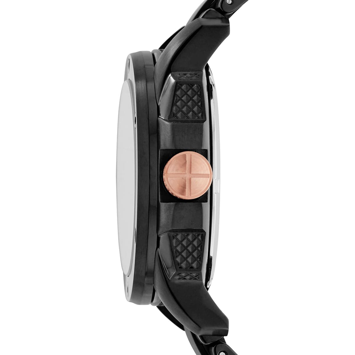 Fossil ME3133 45mm Men’s Automatic Watch – Blue Skeleton Dial & Black and Blue Stainless Steel and Rubber Strap