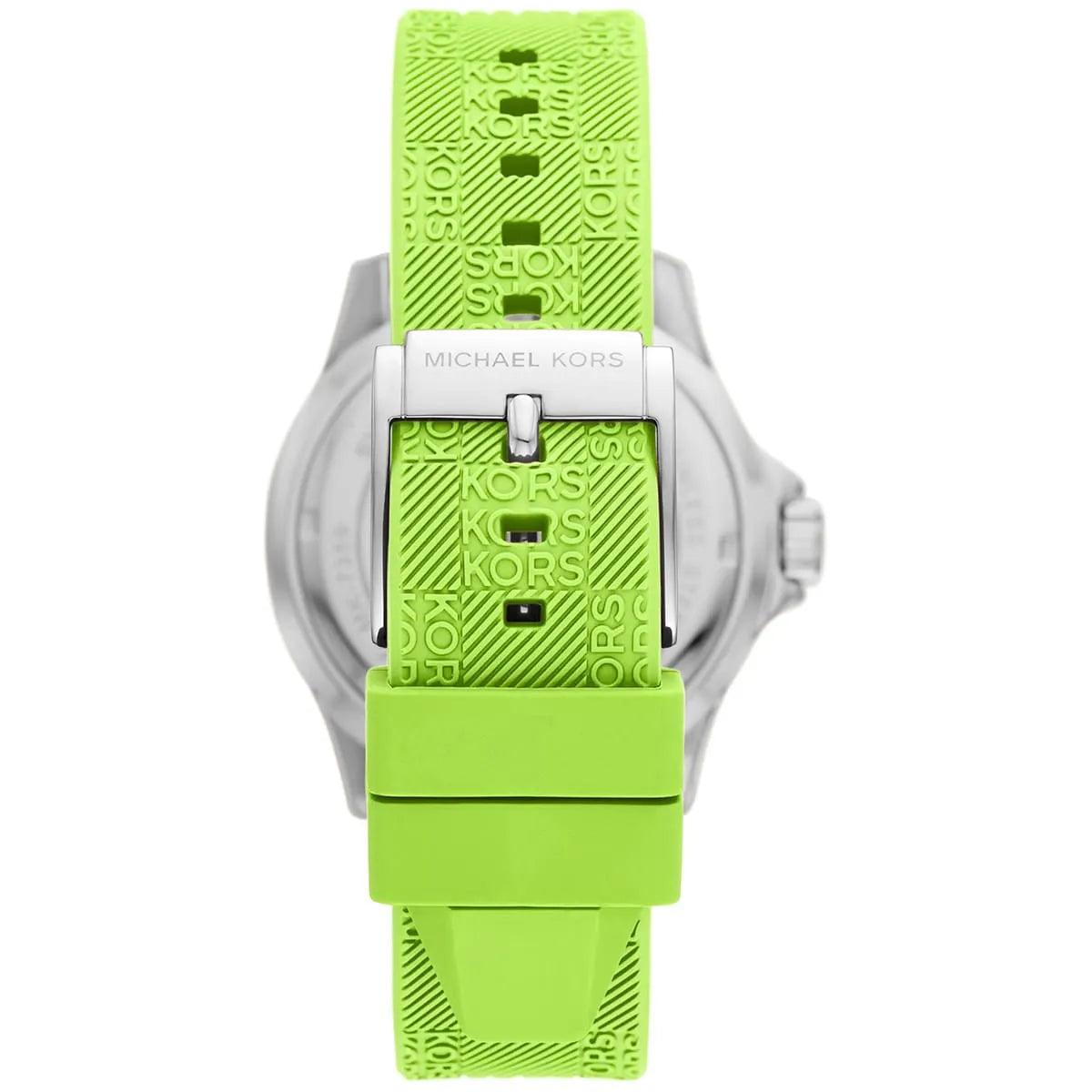 Michael Kors Everest MK7360 36mm Women's Quartz Watch – Pavé Green with Green Rubber Strap