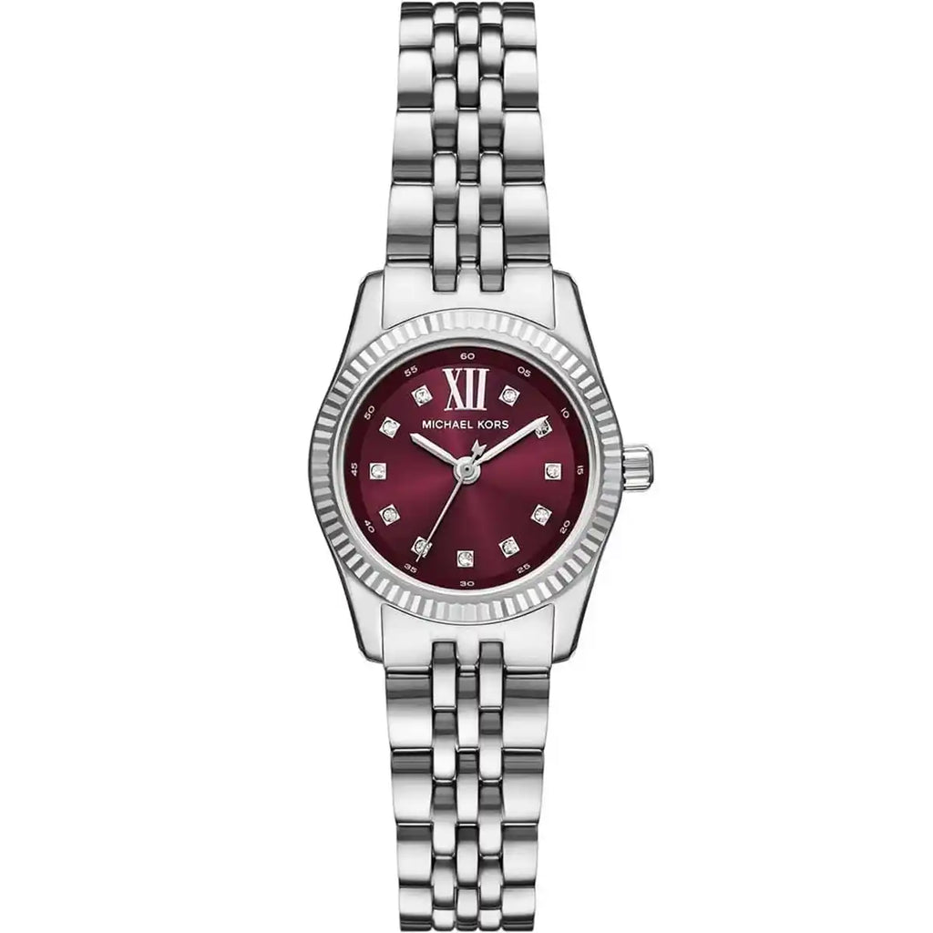 Michael Kors Lexington MK4968 36mm Women's Quartz Watch – Sunray Burgundy with Burgundy Stainless Steel Bracelet