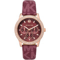 Michael Kors Camille MK2967 33mm Women's Chronograph Watch – Pavé Rose Gold with Rose Gold Stainless Steel Bracelet