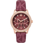 Michael Kors Camille MK2967 33mm Women's Chronograph Watch – Pavé Rose Gold with Rose Gold Stainless Steel Bracelet