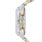Michael Kors Runway Twist MK3199 38mm Women's Chronograph Watch – White with Two-Tone Chain-Link Bracelet