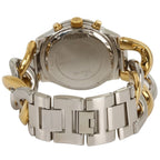 Michael Kors Runway Twist MK3199 38mm Women's Chronograph Watch – White with Two-Tone Chain-Link Bracelet