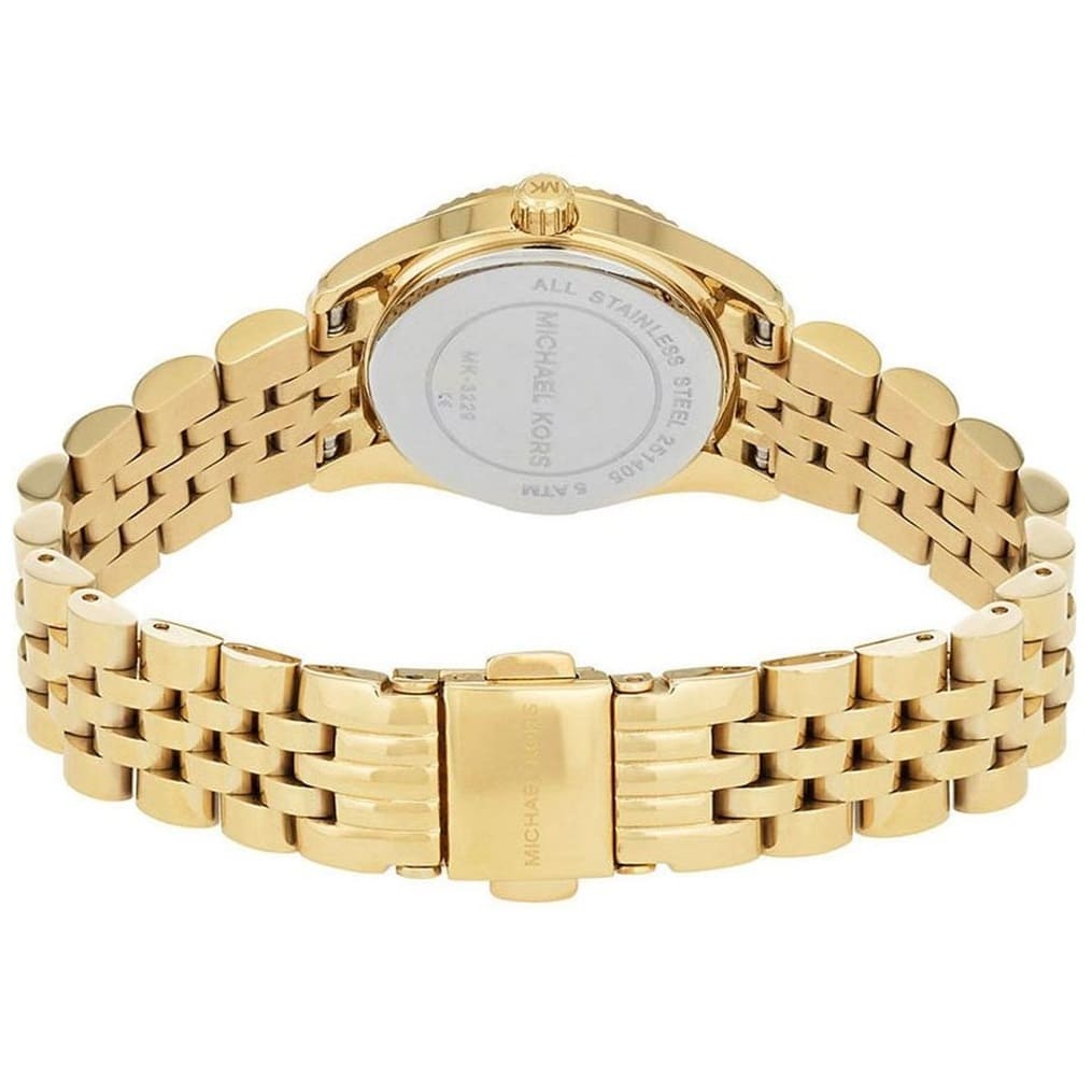 Michael Kors Lexington MK3229 26mm Women's Quartz Watch – Sunray White with White Stainless Steel Bracelet