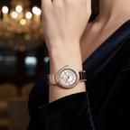 Michael Kors Kerry MK3443 33mm Women's Quartz Watch – Mother-of-Pearl Rose Gold with White Stainless Steel Bracelet