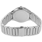 Michael Kors Sylvia MK4657 34mm Women's Quartz Watch – Mother-of-Pearl White with Silver Stainless Steel Bracelet