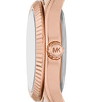 Michael Kors Lexington MK4739 26mm Women's Quartz Watch – Sunray Rose Gold with Rose Gold Stainless Steel Bracelet
