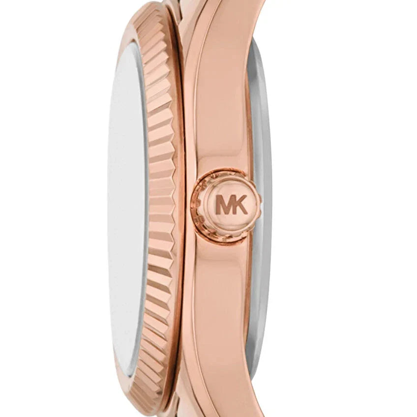 Michael Kors Lexington MK4739 26mm Women's Quartz Watch – Sunray Rose Gold with Rose Gold Stainless Steel Bracelet
