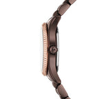 Michael Kors Lexington MK4844 Women's Quartz Watch – Sunray Rose Gold with Rose Gold Stainless Steel Bracelet