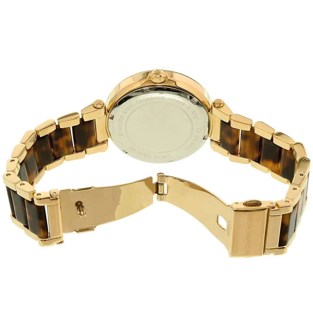 Michael Kors Parker MK6109 39mm Women's Quartz Watch – Gold with Gold Genuine Leather Strap