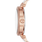 Michael Kors Parker MK6365 39mm Women's Quartz Watch – Rose Gold with Rose Gold Genuine Leather Strap