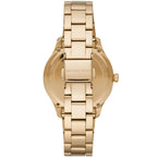 Michael Kors Runway MK6682 38mm Women's Chronograph Watch – Black with Gold Stainless Steel Bracelet
