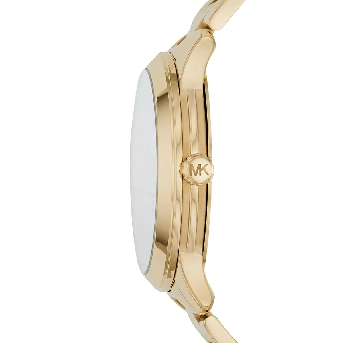 Michael Kors Runway MK6682 38mm Women's Chronograph Watch – Black with Gold Stainless Steel Bracelet