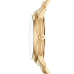 Michael Kors Runway MK6714 38mm Women's Quartz Watch – Pavé Gold with Gold Stainless Steel Bracelet