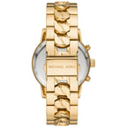 Michael Kors Ritz MK6937 37mm Women's Chronograph Watch – Sunray Gold with Gold Stainless Steel Bracelet