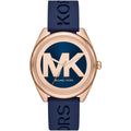Michael Kors Janelle MK7140 42mm Women's Quartz Watch – Rose Gold with Rose Gold Silicone Strap