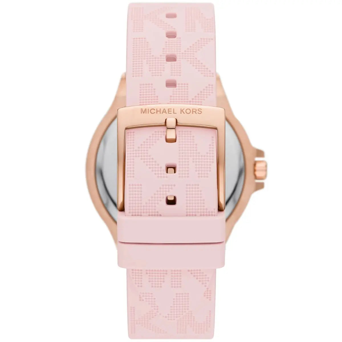 Michael Kors Lennox MK7282 37mm Women's Quartz Watch – Rose Gold with Rose Gold Silicone Strap