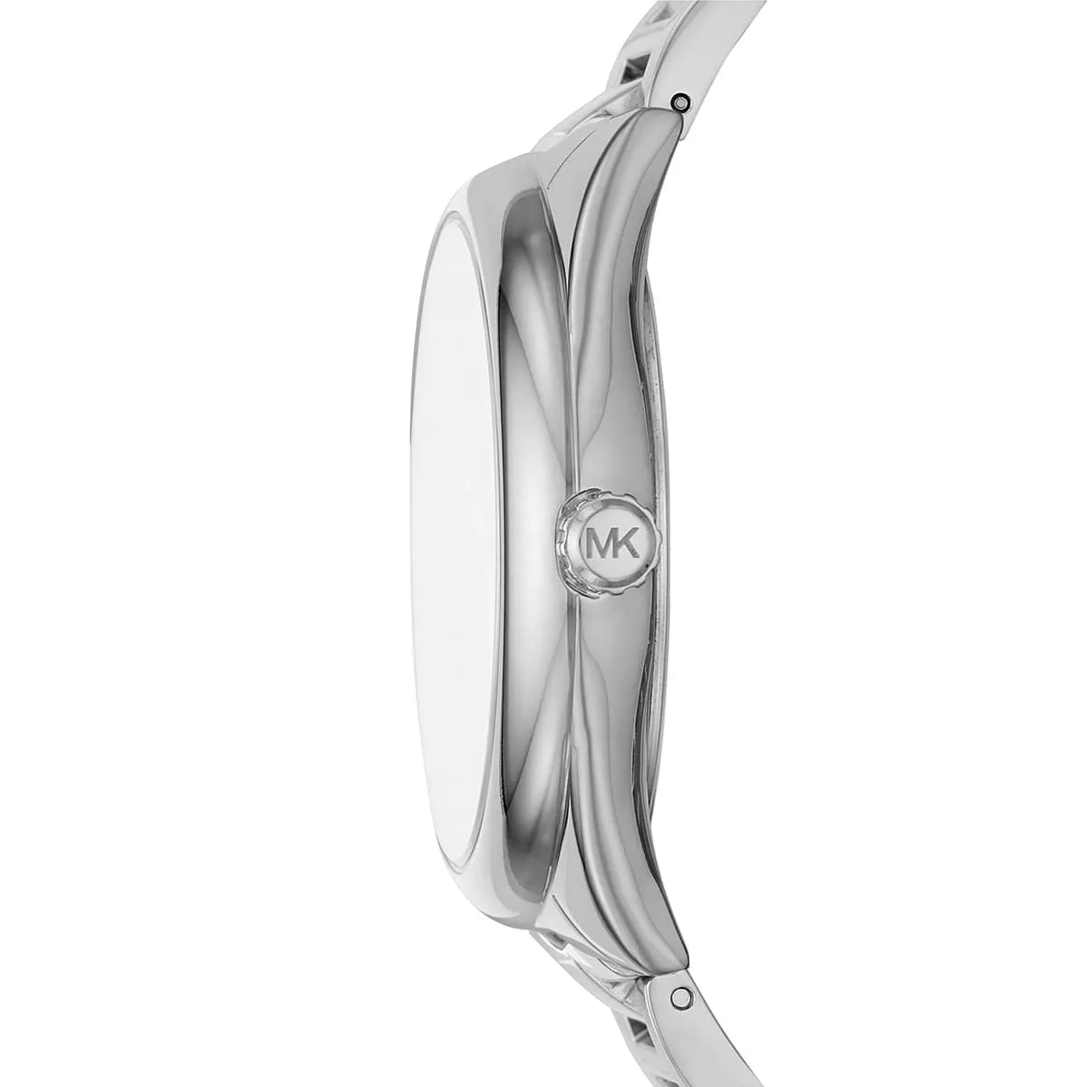 Michael Kors Janelle MK7311 42mm Women's Chronograph Watch – Pavé Silver with Silver Stainless Steel Bracelet