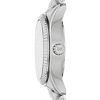 Michael Kors Lexington MK7580 26mm Women's Quartz Watch – Green with Silver Stainless Steel Bracelet