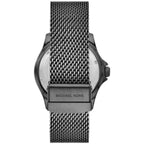 Michael Kors Everest MK9093 42mm Men's Quartz Watch – Grey Textured & Grey Stainless Steel Mesh Bracelet