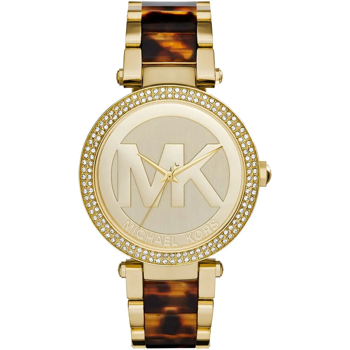 Michael Kors Parker MK6109 39mm Women's Quartz Watch – Gold with Gold Genuine Leather Strap
