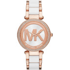 Michael Kors Parker MK6365 39mm Women's Quartz Watch – Rose Gold with Rose Gold Genuine Leather Strap