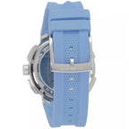 Michael Kors Sidney MK7220 38mm Women's Quartz Watch – Pavé Blue with Blue Rubber Strap