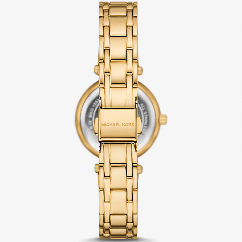 Michael Kors Lennox MK01083 33mm Women's Quartz Watch – Mother Of Pearl with Gold Stainless Steel Bracelet