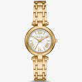Michael Kors Lennox MK01083 33mm Women's Quartz Watch – Mother Of Pearl with Gold Stainless Steel Bracelet