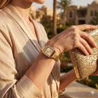 Michael Kors Emery MK1218 Women's Quartz Watch – Sunray Gold with Gold Genuine Leather Strap