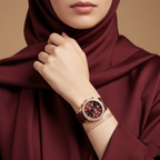 Michael Kors Camille MK2967 33mm Women's Chronograph Watch – Pavé Rose Gold with Rose Gold Stainless Steel Bracelet