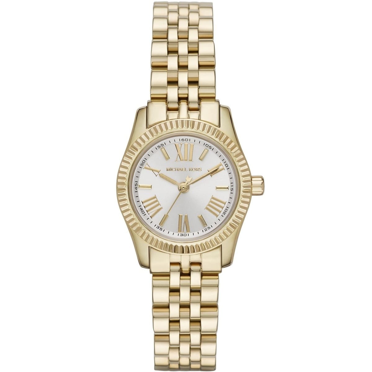 Michael Kors Lexington MK3229 26mm Women's Quartz Watch – Sunray White with White Stainless Steel Bracelet