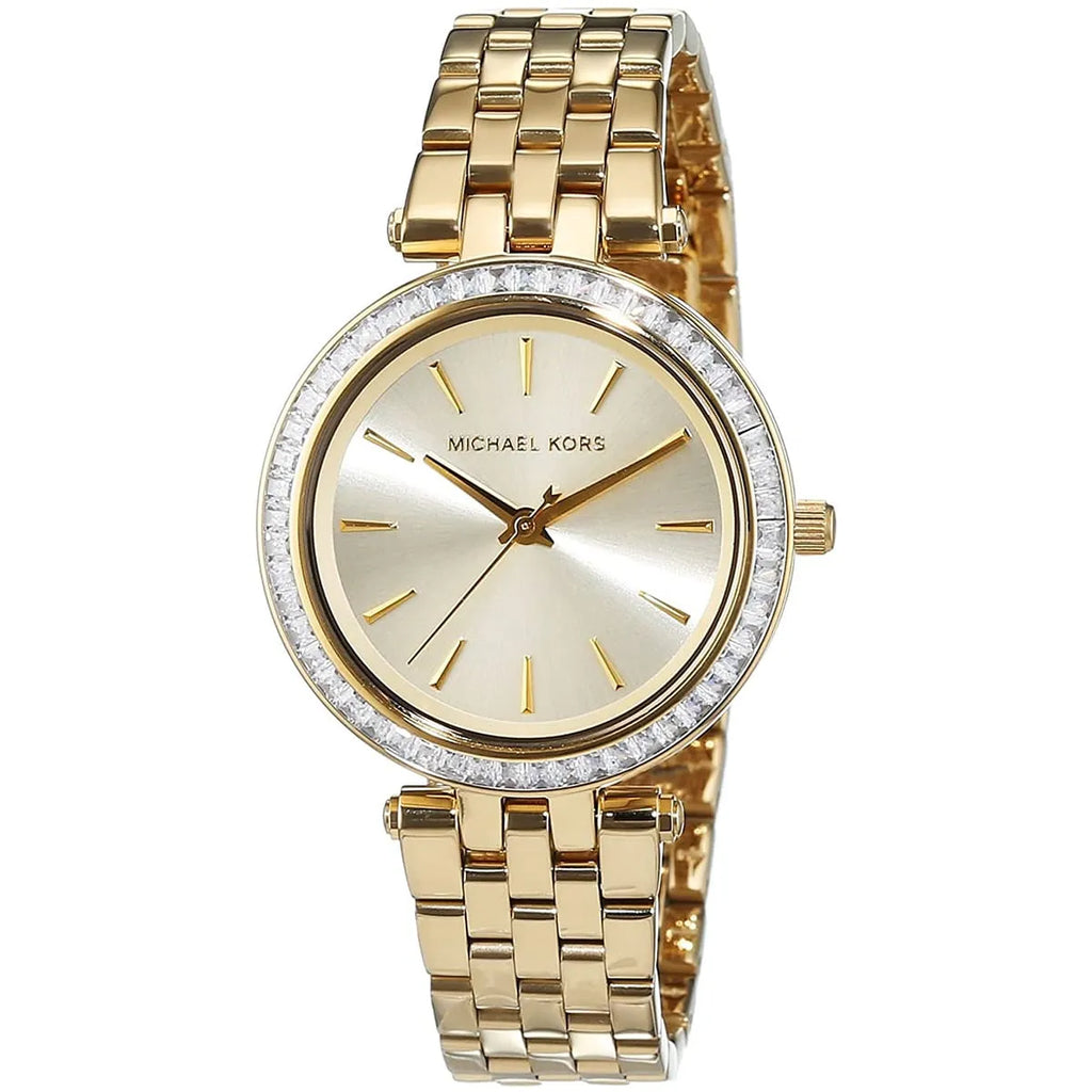 Michael Kors Darci MK3365 33mm Women's Quartz Watch – Gold with Gold Stainless Steel Bracelet