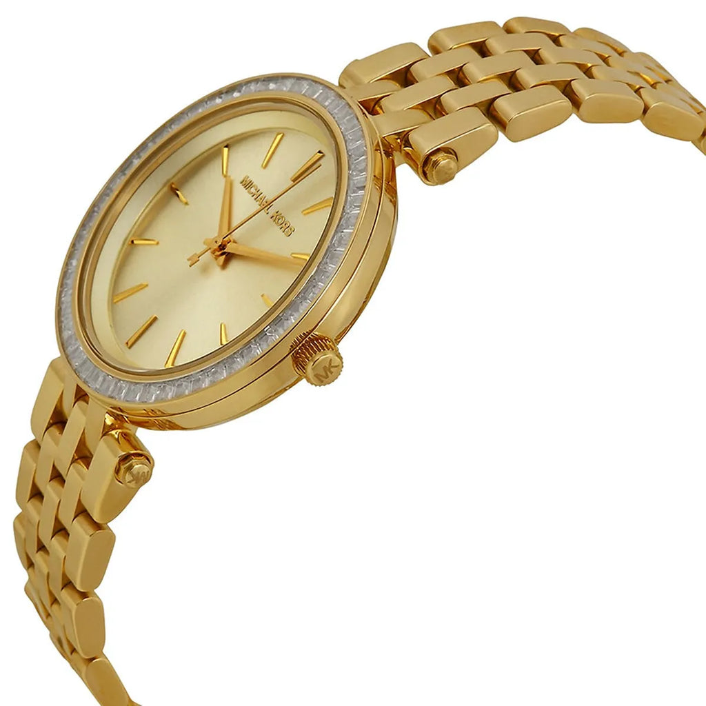 Michael Kors Darci MK3365 33mm Women's Quartz Watch – Gold with Gold Stainless Steel Bracelet