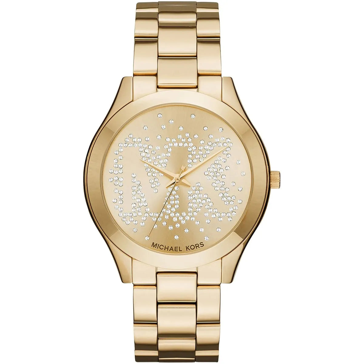 Michael Kors Runway MK3590 38mm Women's Quartz Watch – Gold with Gold Stainless Steel Bracelet