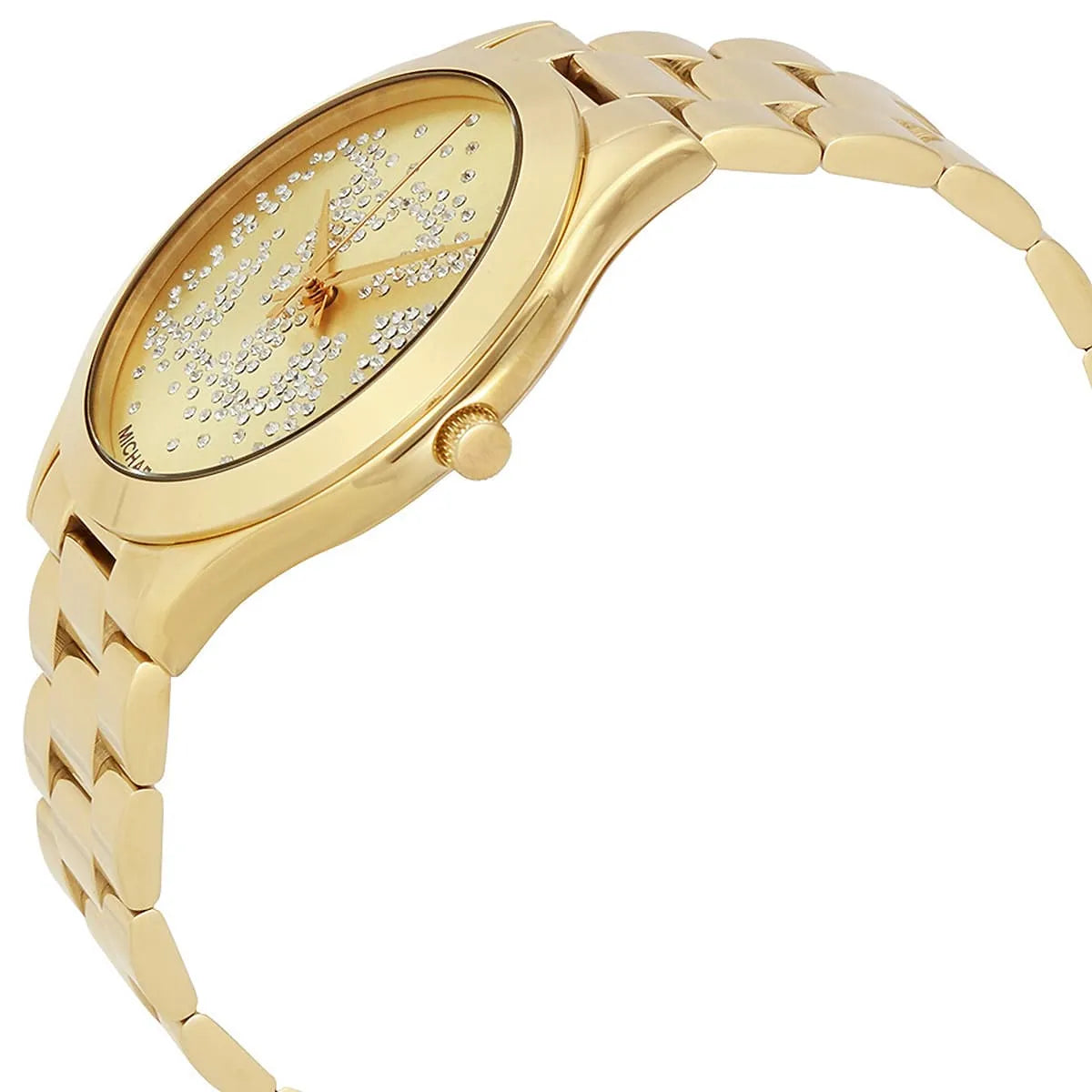 Michael Kors Runway MK3590 38mm Women's Quartz Watch – Gold with Gold Stainless Steel Bracelet